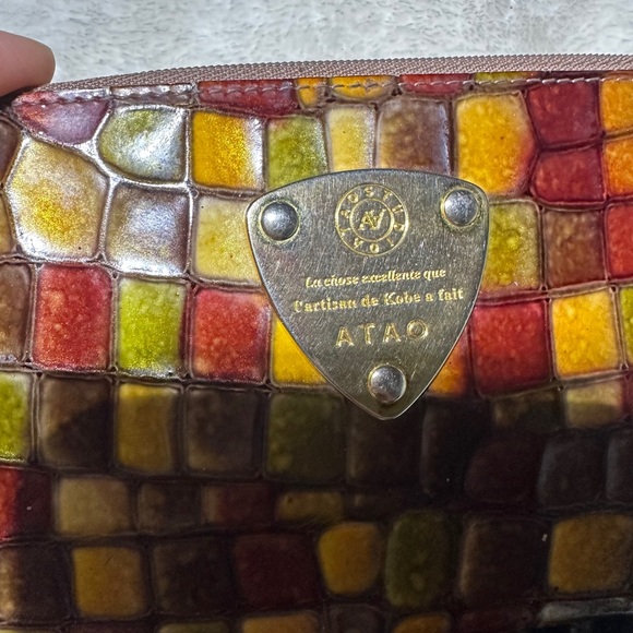 Multicolor Crocodile Pattern Wallet - Picture 6 of 12